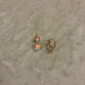 Sorelli Clear AB stone earrings